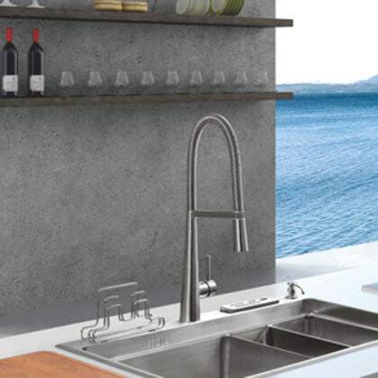 Évier en inox 04&quot; Disponible &quot;