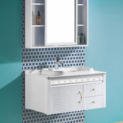 Meuble de salle de bain en aluminium &quot; Disponible &quot;