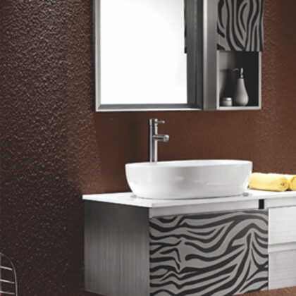 Meuble de salle de bain en inox&quot; Disponible &quot;