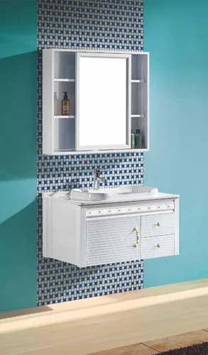 Meuble de salle de bain en aluminium " Disponible "