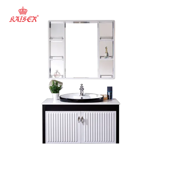 Meuble de salle de bain en inox 02" Disponible "