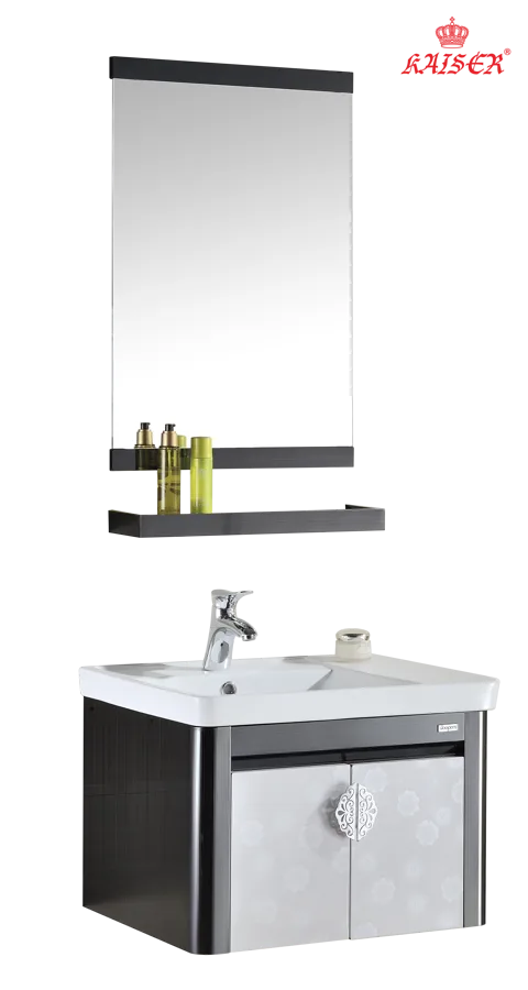 Meuble de salle de bain en inox 01" Disponible "